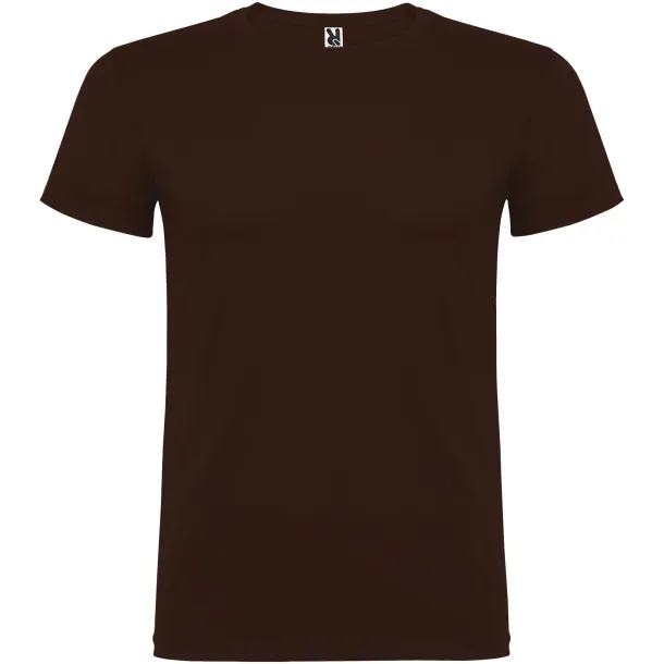 Beagle short sleeve men's t-shirt - Roly Chocolat