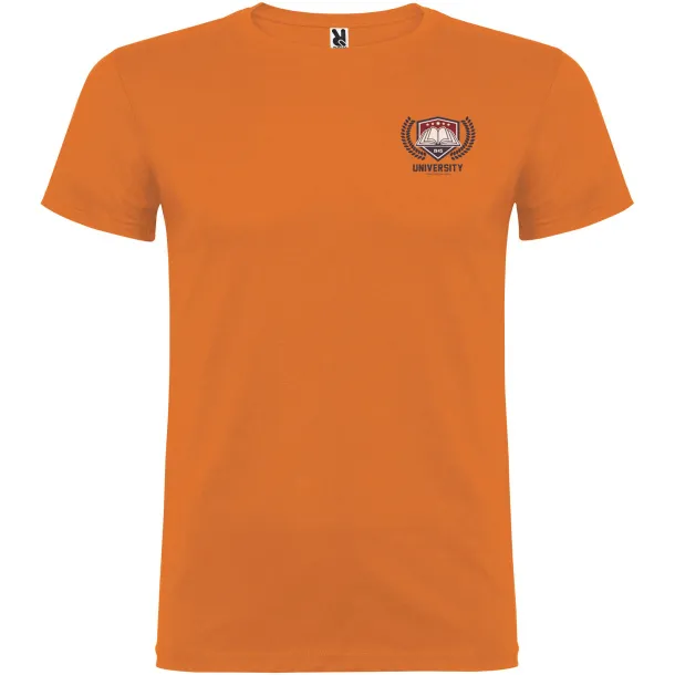 Beagle short sleeve men's t-shirt - Roly Orange