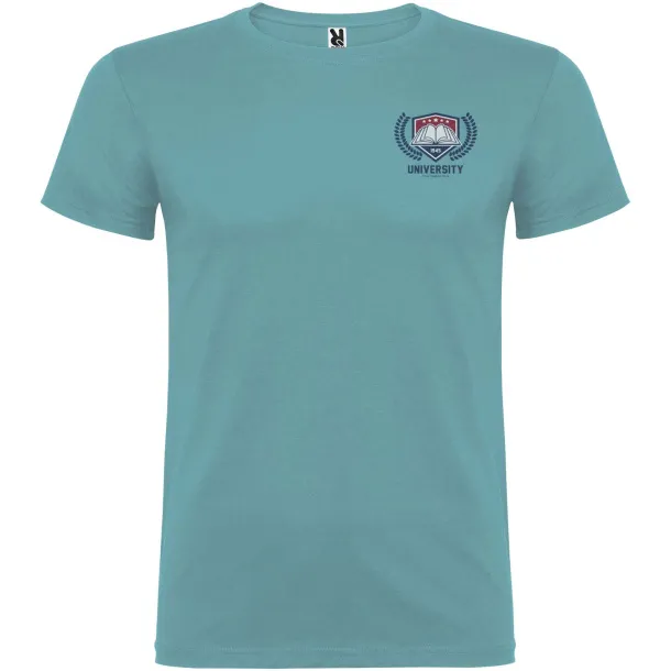 Beagle short sleeve men's t-shirt - Roly Dusty Blue