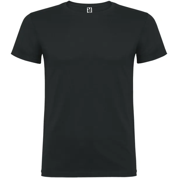 Beagle short sleeve men's t-shirt - Roly Dark Lead