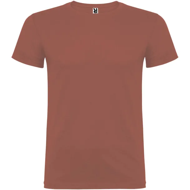 Beagle short sleeve men's t-shirt - Roly Brick red