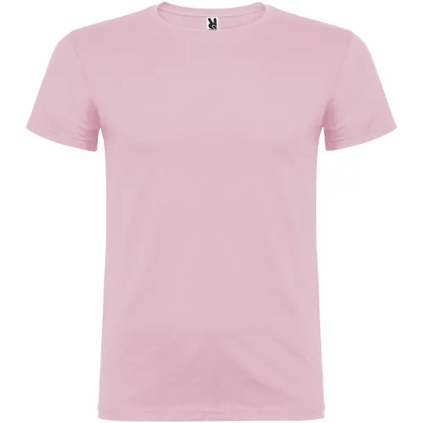 Beagle short sleeve men's t-shirt - Roly Light pink