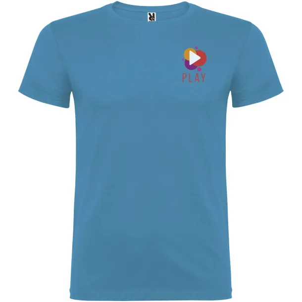 Beagle short sleeve men's t-shirt - Roly Turquois