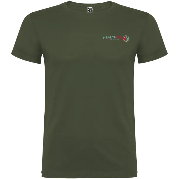 Beagle short sleeve men's t-shirt - Roly Venture Green