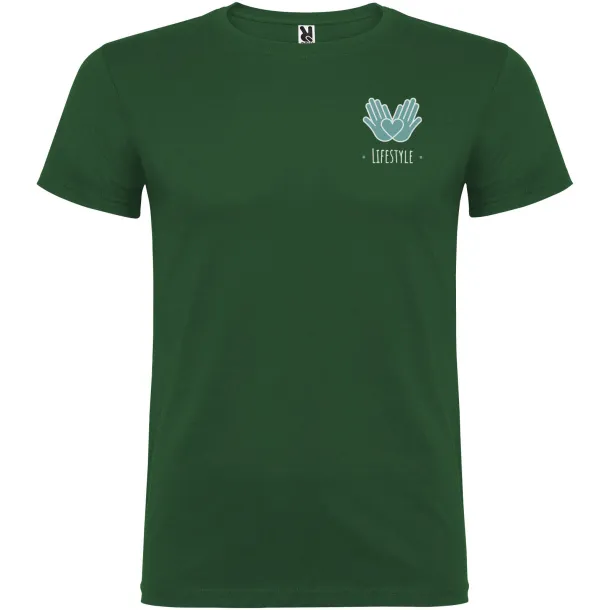 Beagle short sleeve men's t-shirt - Roly Bottle green