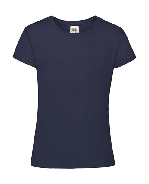  Girls Sofspun® T - Fruit of the Loom Navy