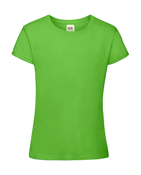  Girls Sofspun® T - Fruit of the Loom Lime Green