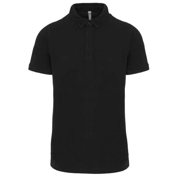  MEN'S SHORT SLEEVE STUD POLO SHIRT - Designed To Work Black