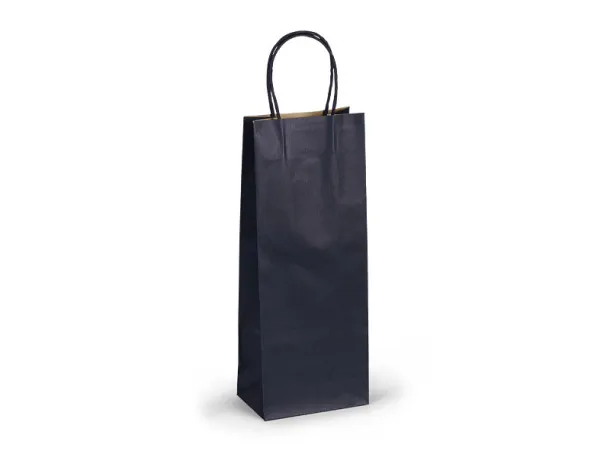 ARISTO paper bottle bag - BRUNO Blue