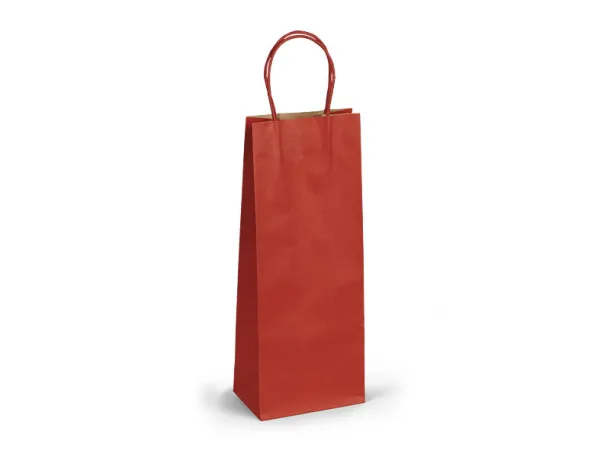 ARISTO paper bottle bag - BRUNO Red