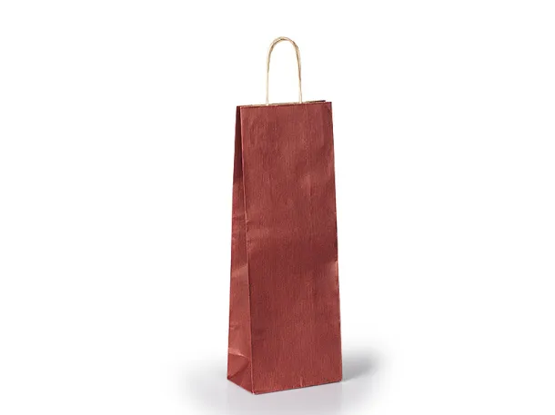 ARISTO paper bottle bag - BRUNO Burgundy