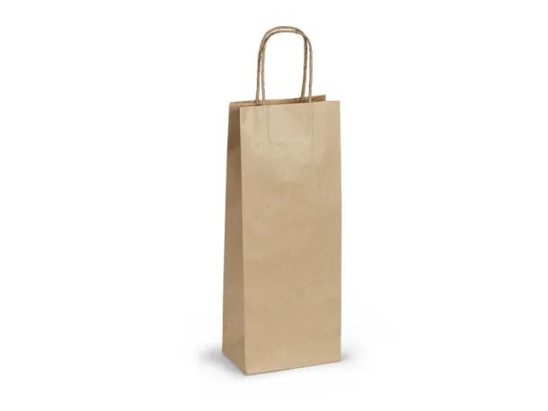 ARISTO paper bottle bag - BRUNO Cream Bež