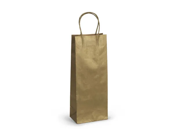 ARISTO paper bottle bag - BRUNO Golden