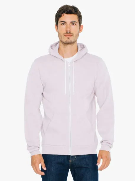  UNISEX FLEX FLEECE ZIP HOODIE - American Apparel Mauve