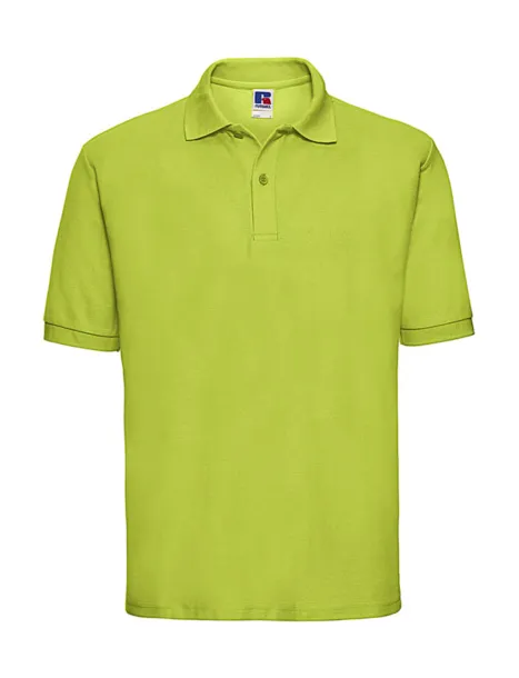  Men's Classic Polycotton Polo - Russell  Lime