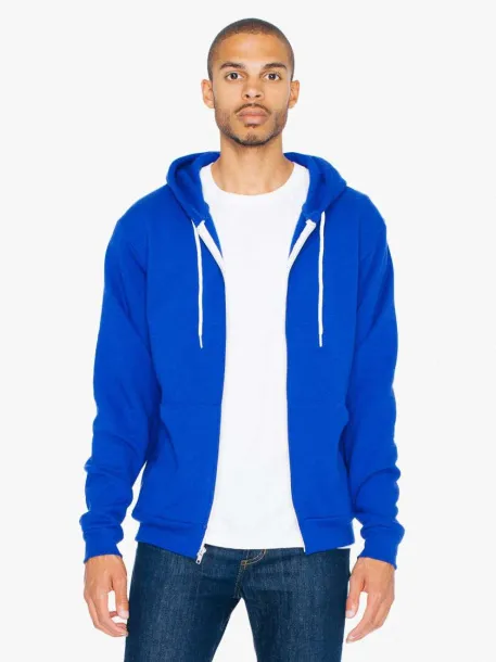  UNISEX FLEX FLEECE ZIP HOODIE - American Apparel Lapis