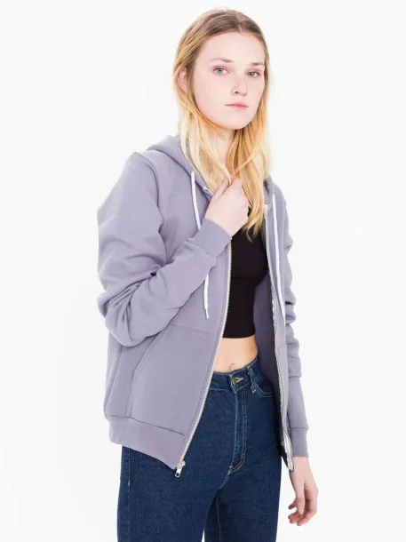  UNISEX FLEX FLEECE ZIP HOODIE - American Apparel Slate