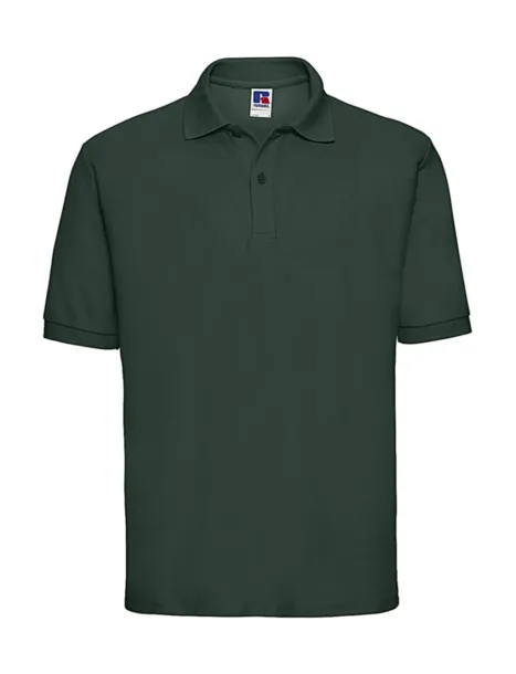  Men's Classic Polycotton Polo - Russell  Bottle Green