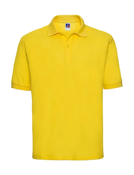  Men's Classic Polycotton Polo - Russell  Yellow