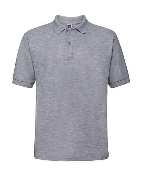  Men's Classic Polycotton Polo - Russell  Light Oxford