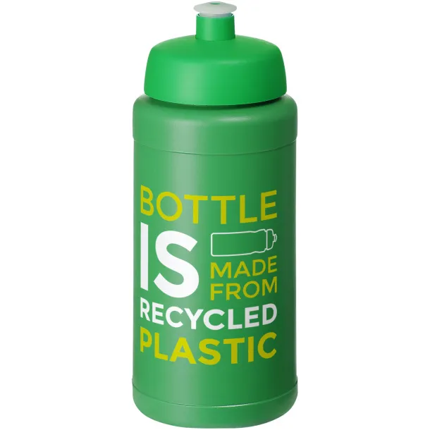 Baseline 500 ml recycled sport bottle Green Green