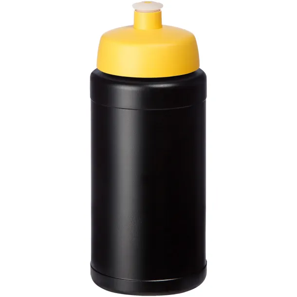 Baseline 500 ml recycled sport bottle - Unbranded Yellow