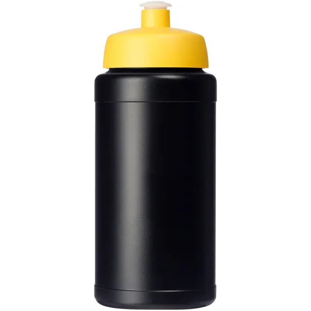 Baseline 500 ml recycled sport bottle - Unbranded Yellow