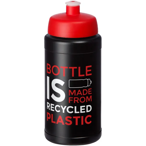 Baseline 500 ml recycled sport bottle Red