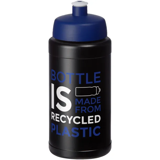 Baseline 500 ml recycled sport bottle - Unbranded Blue