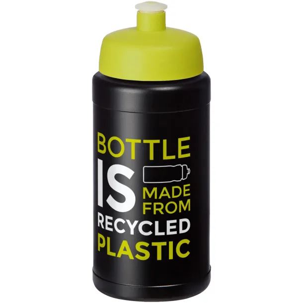 Baseline 500 ml recycled sport bottle - Unbranded Lime