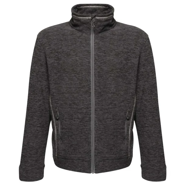 THORNLY MEN - FULL ZIP MARL FLEECE - Regatta Seal Grey #2D2928