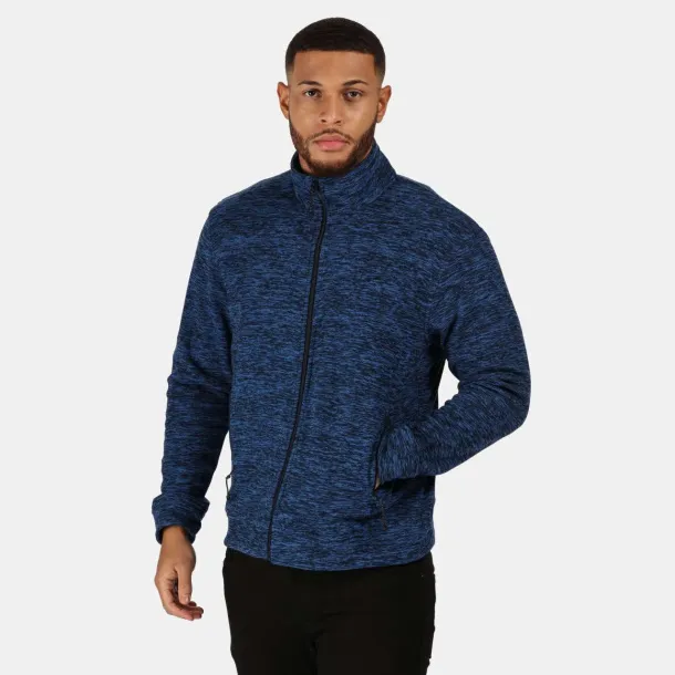 THORNLY MEN - FULL ZIP MARL FLEECE - Regatta Navy