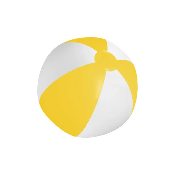 Playo beach ball (ø28 cm) Yellow White