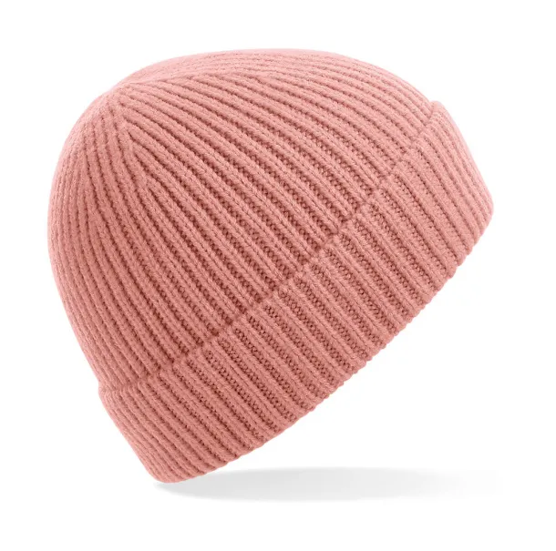  Engineered Knit Ribbed Beanie - Beechfield Blush