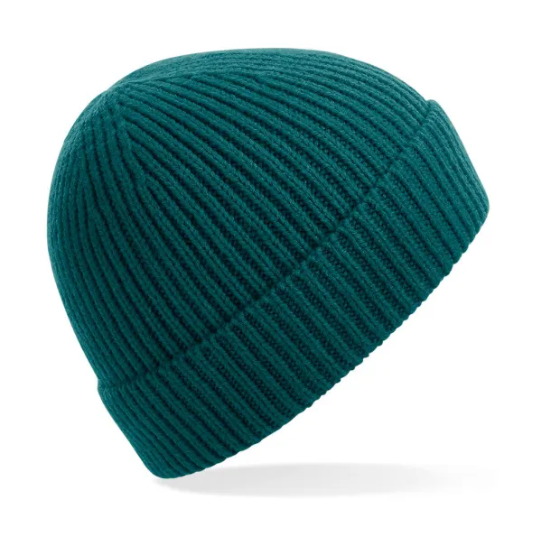  Engineered Knit Ribbed Beanie - Beechfield Ocean Green