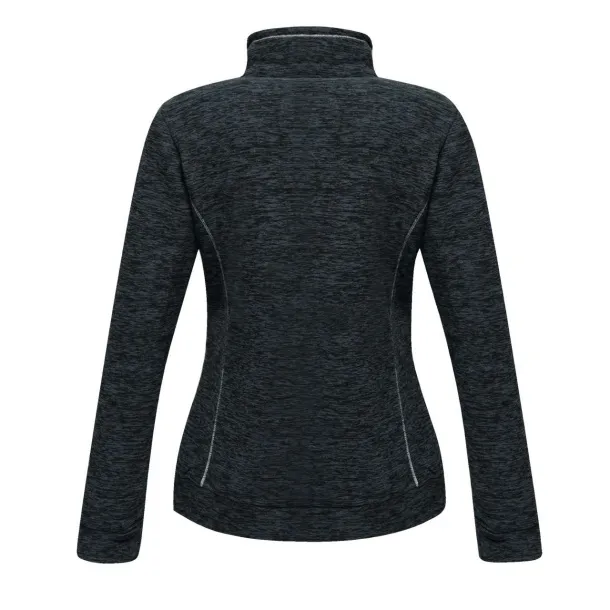 THORNLY WOMEN - FULL ZIP MARL FLEECE - Regatta Seal Grey #2D2928