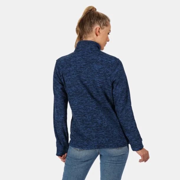 THORNLY WOMEN - FULL ZIP MARL FLEECE - Regatta Navy Marl #2D3C5A