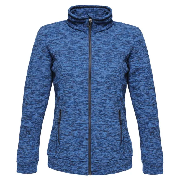 THORNLY WOMEN - FULL ZIP MARL FLEECE - Regatta Navy Marl #2D3C5A