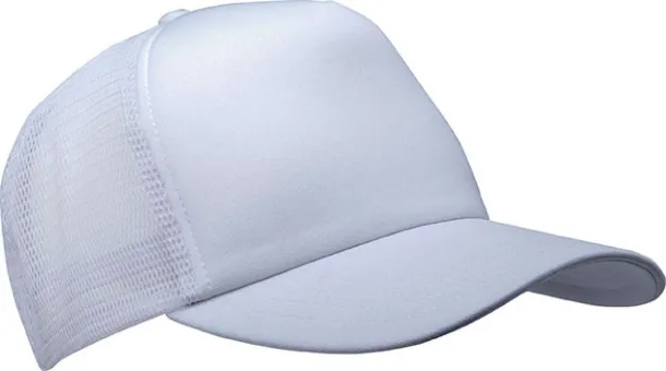  TRUCKER MESH CAP - 5 PANELS - K-UP White