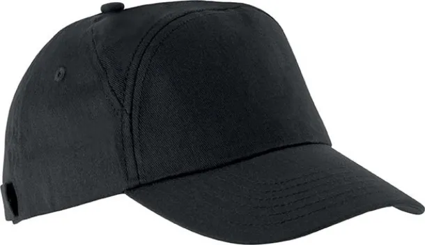 BAHIA 7 PANEL CAP - K-UP Black