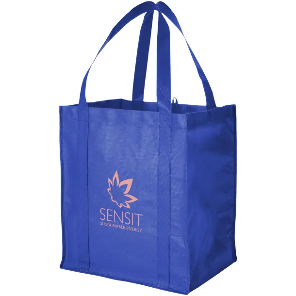 Liberty bottom board non-woven tote bag Royal blue