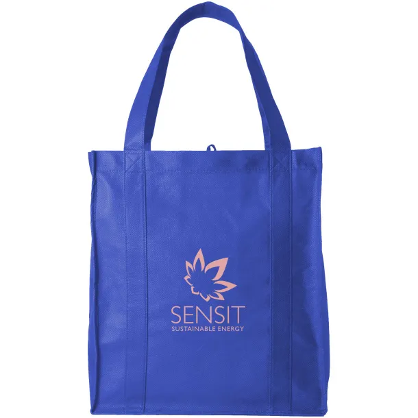 Liberty bottom board non-woven tote bag Royal blue