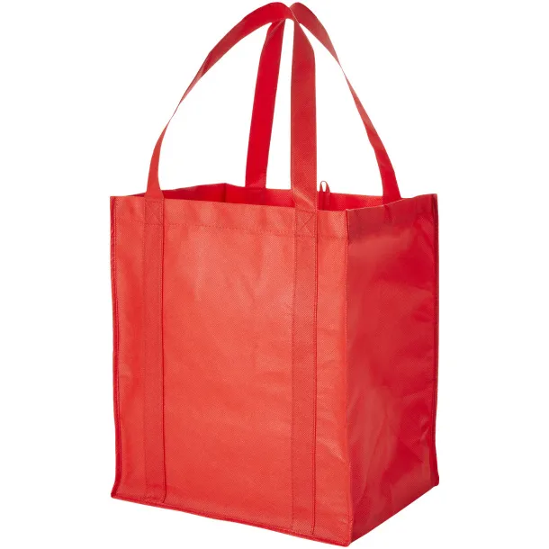 Liberty bottom board non-woven tote bag Red