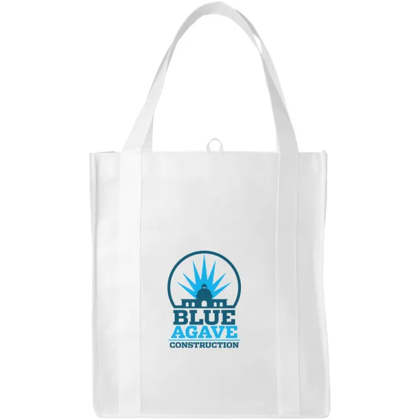 Liberty bottom board non-woven tote bag - Unbranded White