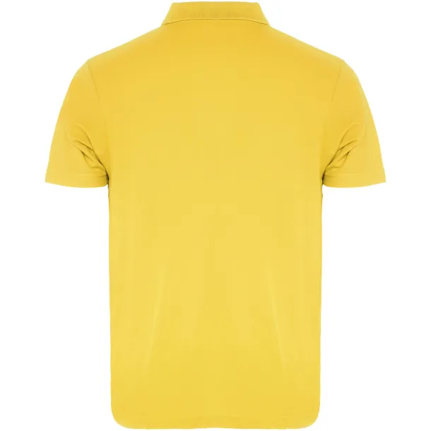 Austral short sleeve unisex polo - Roly Yellow