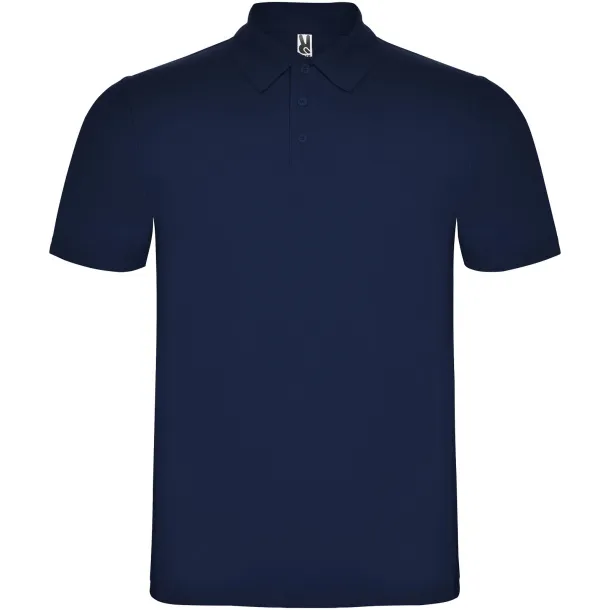 Austral short sleeve unisex polo - Roly Navy Blue