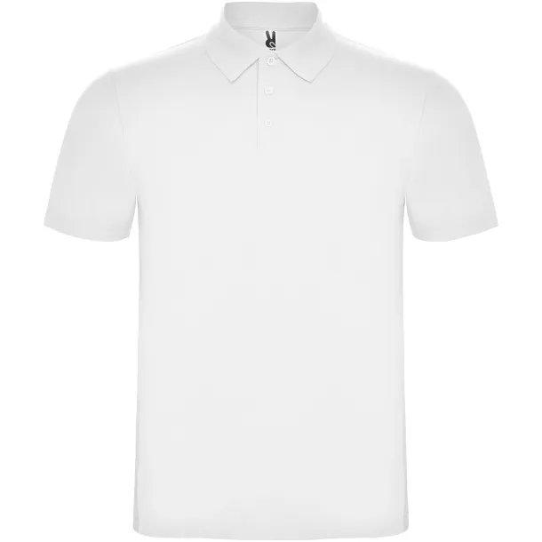 Austral short sleeve unisex polo - Roly White