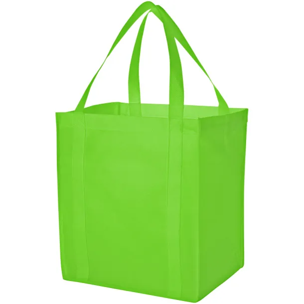 Liberty bottom board non-woven tote bag Lime