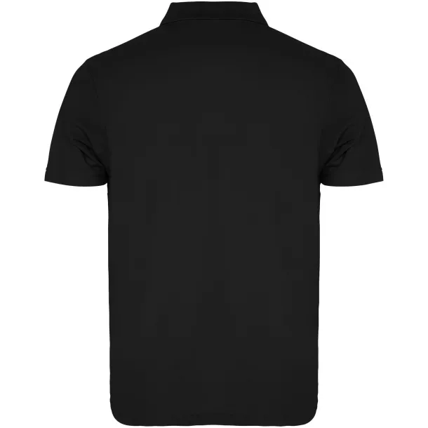 Austral short sleeve unisex polo - Roly Solid black