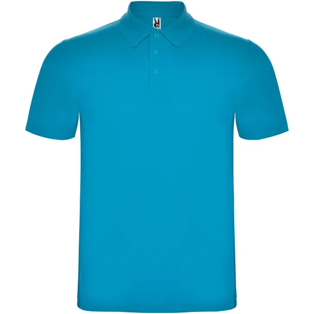 Austral short sleeve unisex polo - Roly Turquois